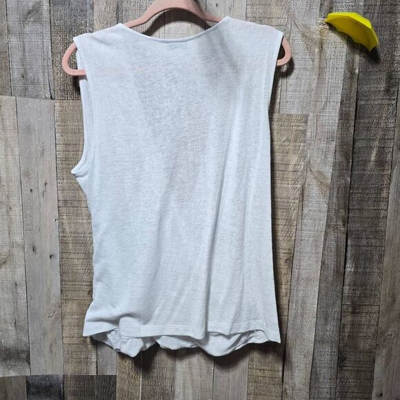 Athleta Women's Breezy Wrap Tank White NWOT - Picture 3 of 6